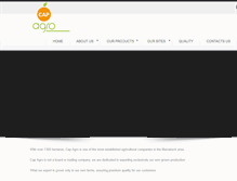 Tablet Screenshot of capagro.com